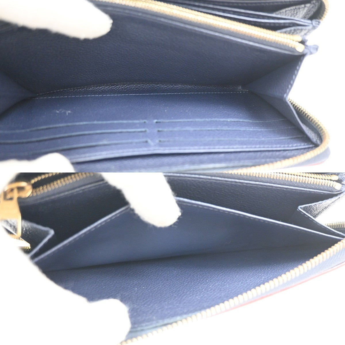 Louis Vuitton Portefeuille zippy Monogramme Empreinte Monogramme Empreinte, Red, Leather, Wallet
