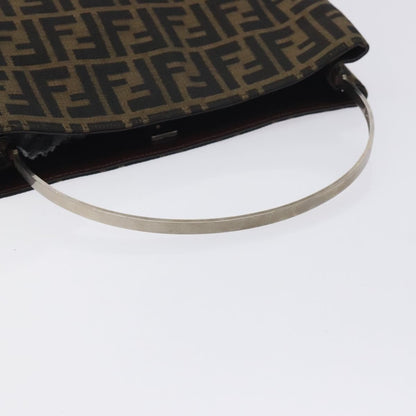 Fendi Zucca Tote bag FF motif, BROWN, CANVAS, Tote bag