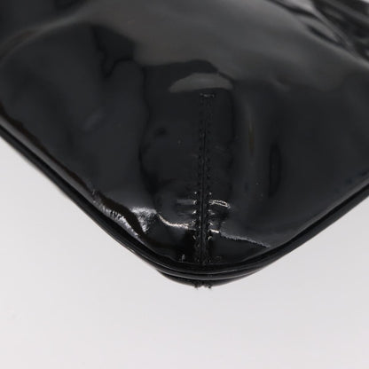 Salvatore Ferragamo Gancini Shoulder Bag Patent Leather, Black, Patent Leather, Shoulder Bag