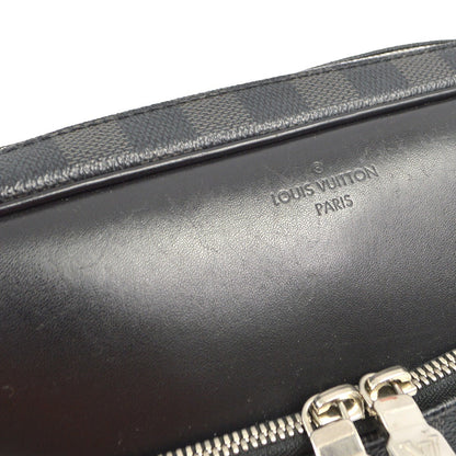 Louis Vuitton Dayton Reporter Bag Damier Graphite, BLACK, CANVAS, Shoulder bag