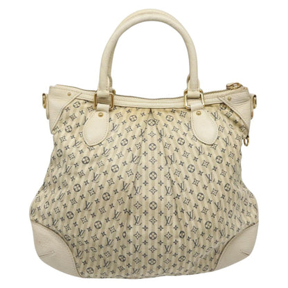 Louis Vuitton Marina Handbag Mini Lin Croisette, BEIGE, CANVAS, Handbag