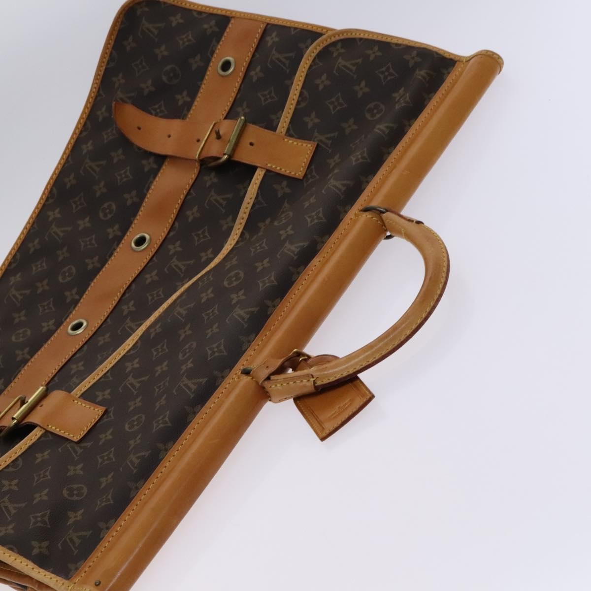 Louis Vuitton Sac Chasse Hunting Bag Monogram Canvas, BROWN, CANVAS, Travel bag