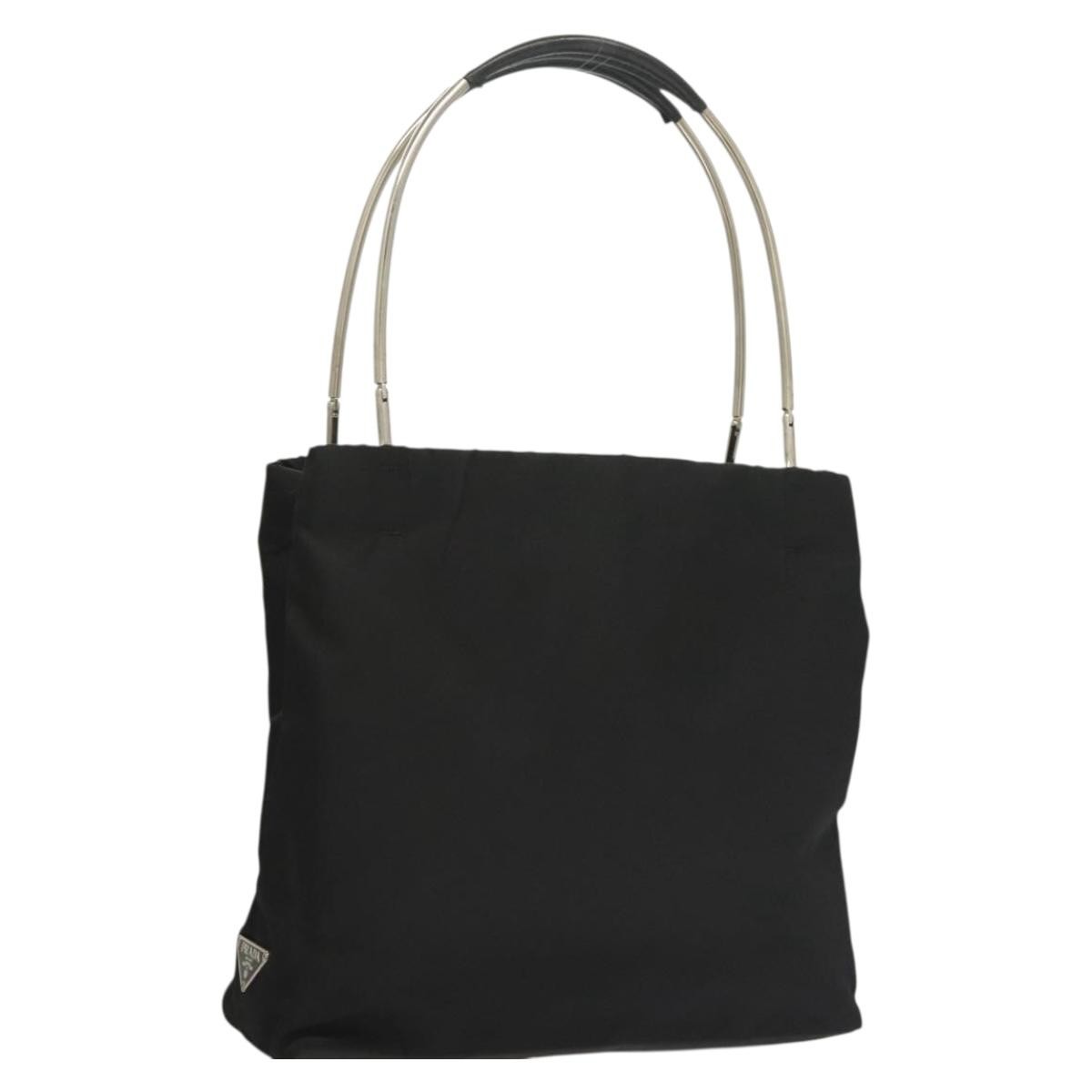 Prada Vintage Handbag Tessuto, BLACK, NYLON, Handbag