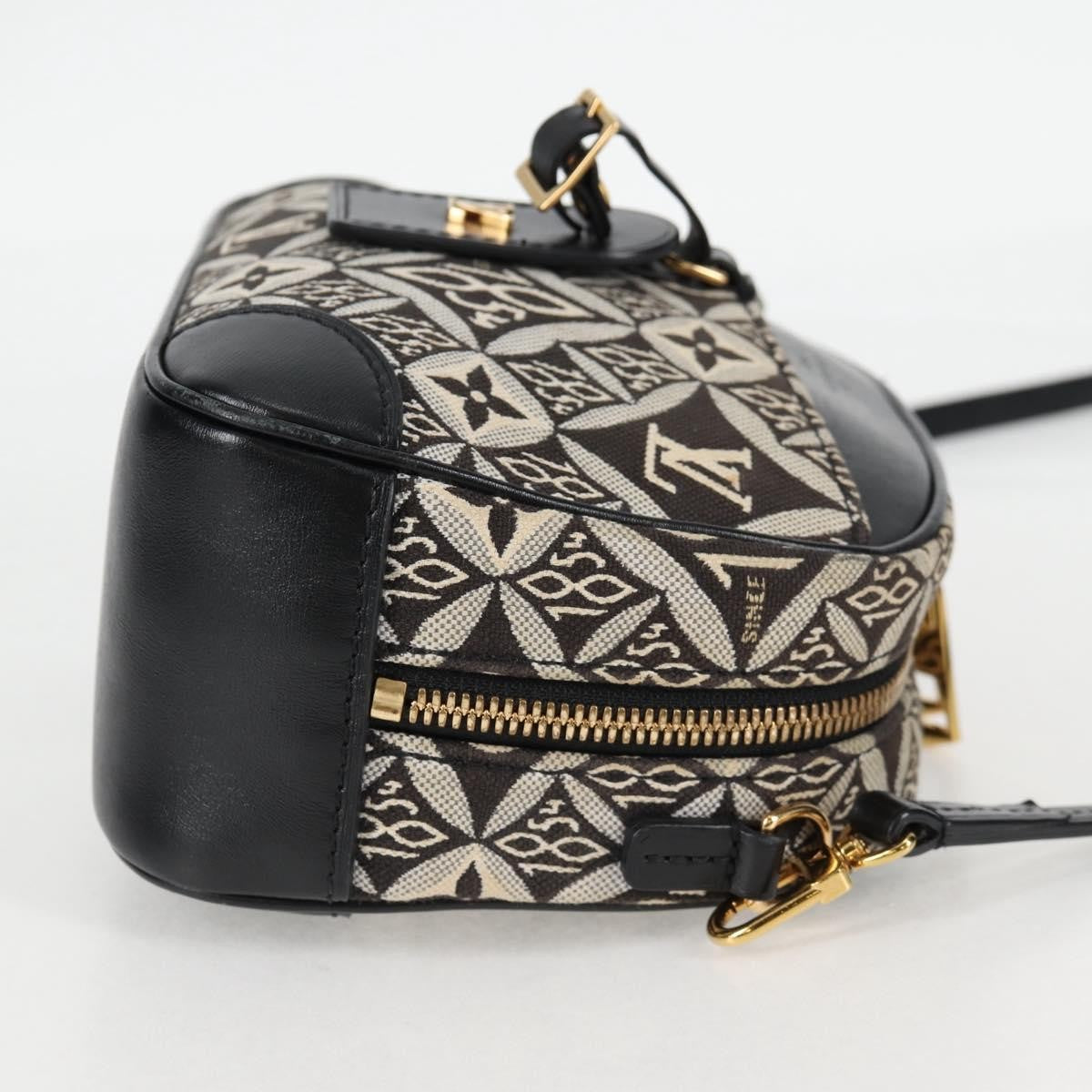Louis Vuitton Deauville Handbag Limited Edition Since 1854 Monogram Jacquard, BLACK, CANVAS, Shoulder bag