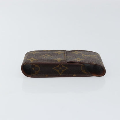 Louis Vuitton Etui Cigarette Case Monogram canvas, BROWN, CANVAS, Wallets