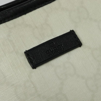 Gucci Joy Tote GG Coated Canvas with Leather, WHITE, CANVAS, Tote bag