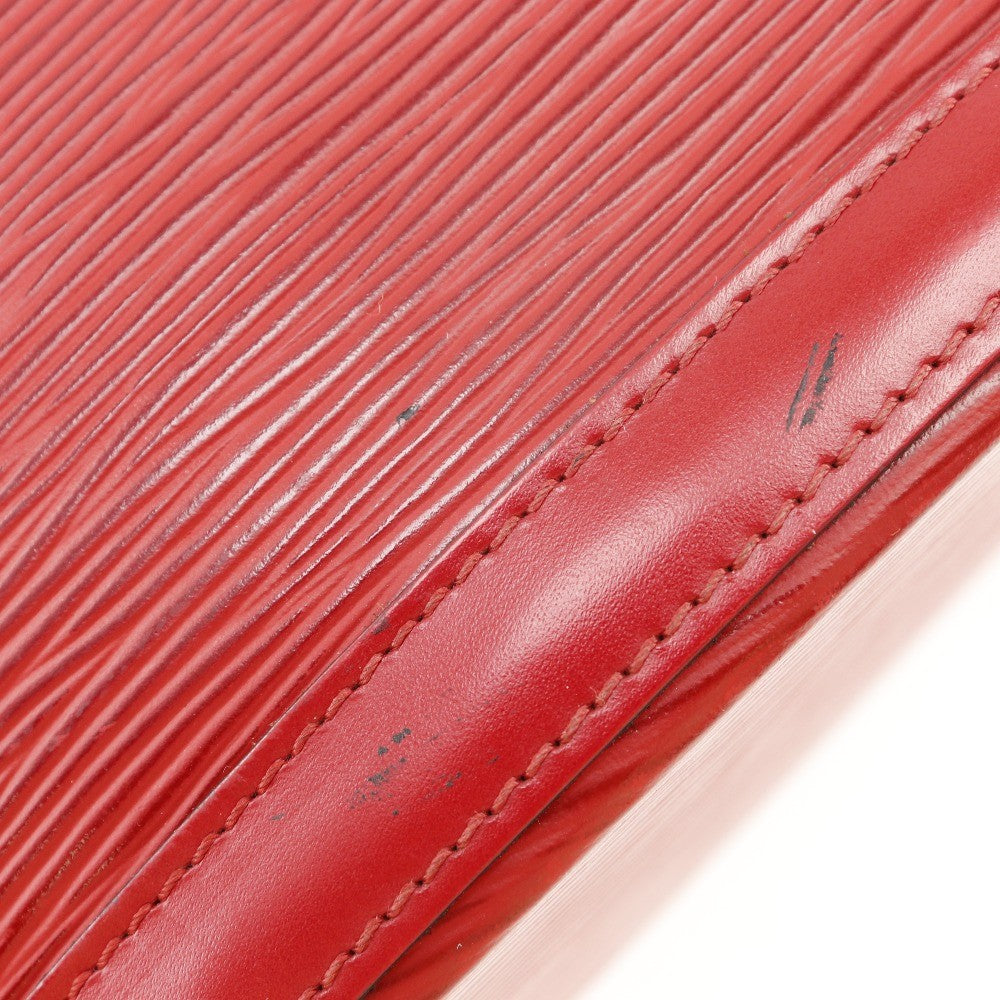 Louis Vuitton Saint Jacques Handbag Epi Leather, RED, LEATHER, Shoulder bag