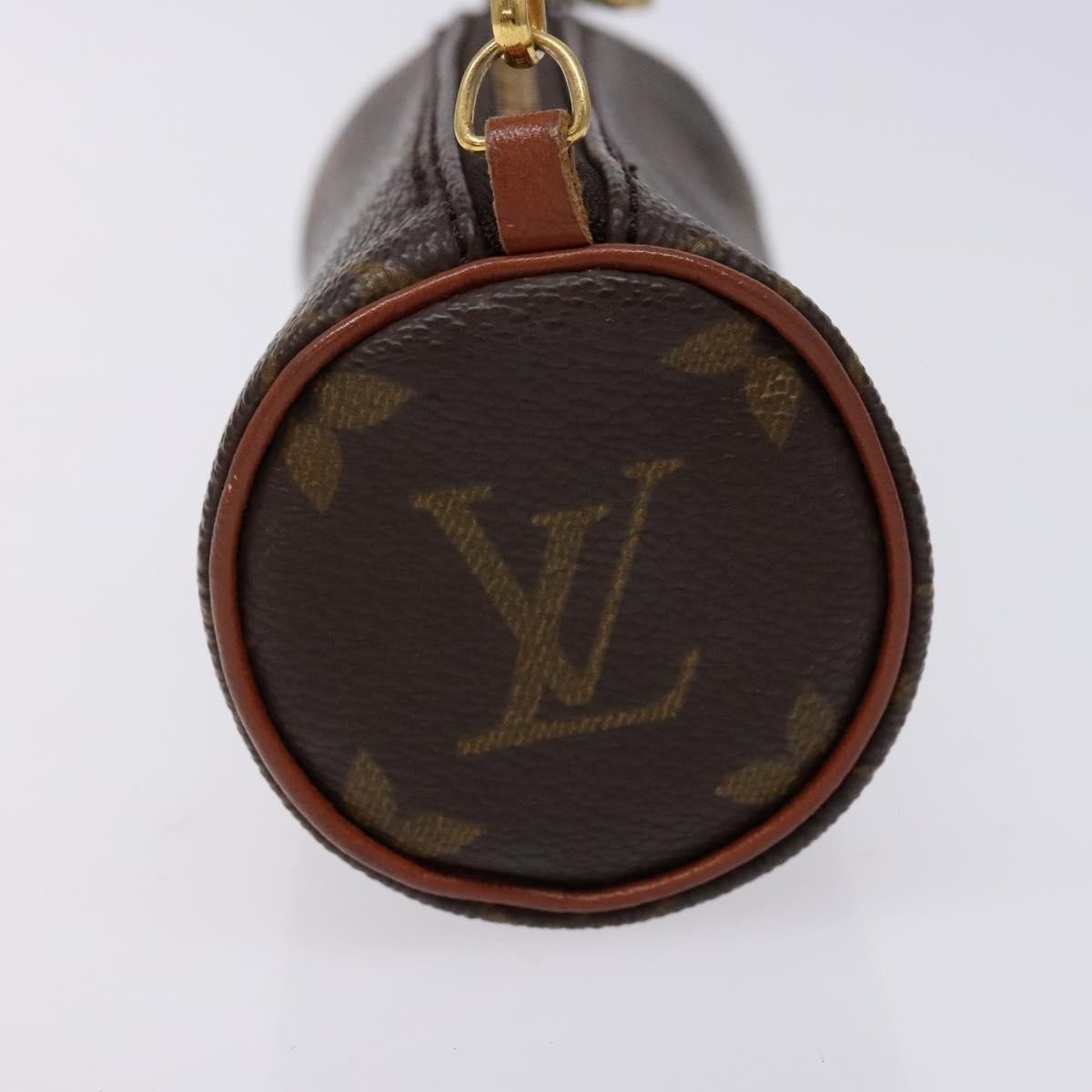 Louis Vuitton Papillon Pochette Monogram Canvas, BROWN, CANVAS, Handbag