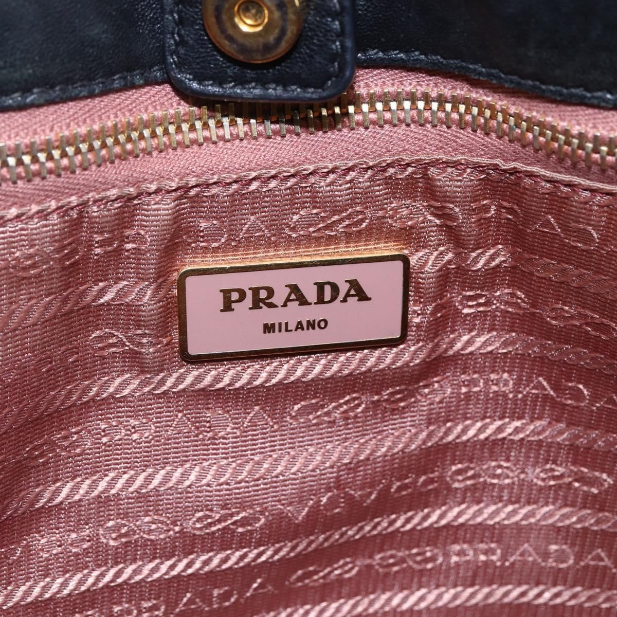 Prada Bow Tote Tessuto, BLACK, NYLON, Handbag