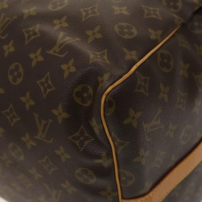 Louis Vuitton Keepall Bandouliere Bag Monogram Canvas, BROWN, CANVAS, Travel bag