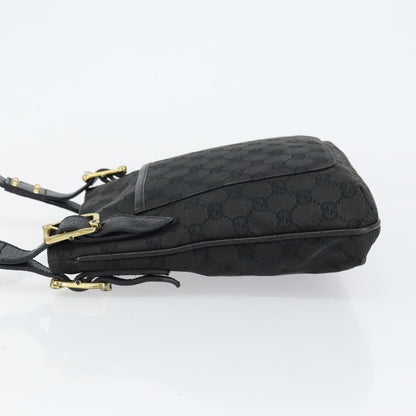 Gucci Vintage Shoulder Bag Monogram Canvas, BLACK, CANVAS, Shoulder bag