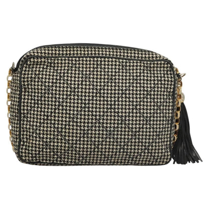Chanel Vintage Front Pocket Camera Bag Canvas, White, Canvas, Shoulder Bag