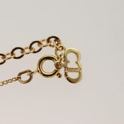 Christian Dior CD Round Pendant Necklace Metal, GOLD, METAL, Necklace
