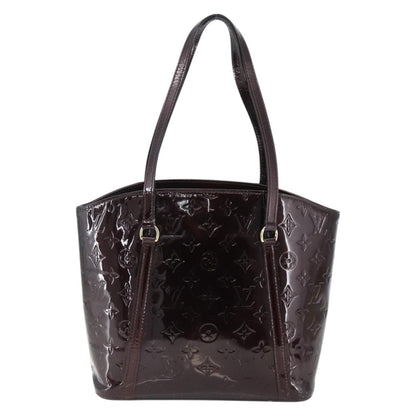 Louis Vuitton Avalon Handbag Monogram Vernis, PURPLE, PATENT_LEATHER, Tote bag