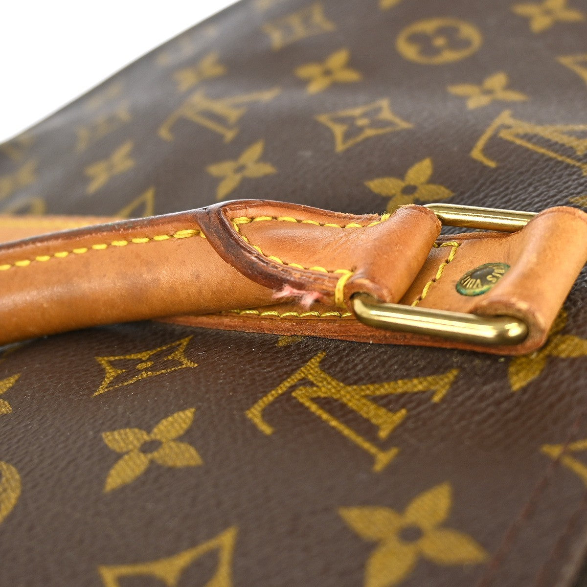 Louis Vuitton Keepall Bag Monogram Canvas, BROWN, CANVAS, Travel bag
