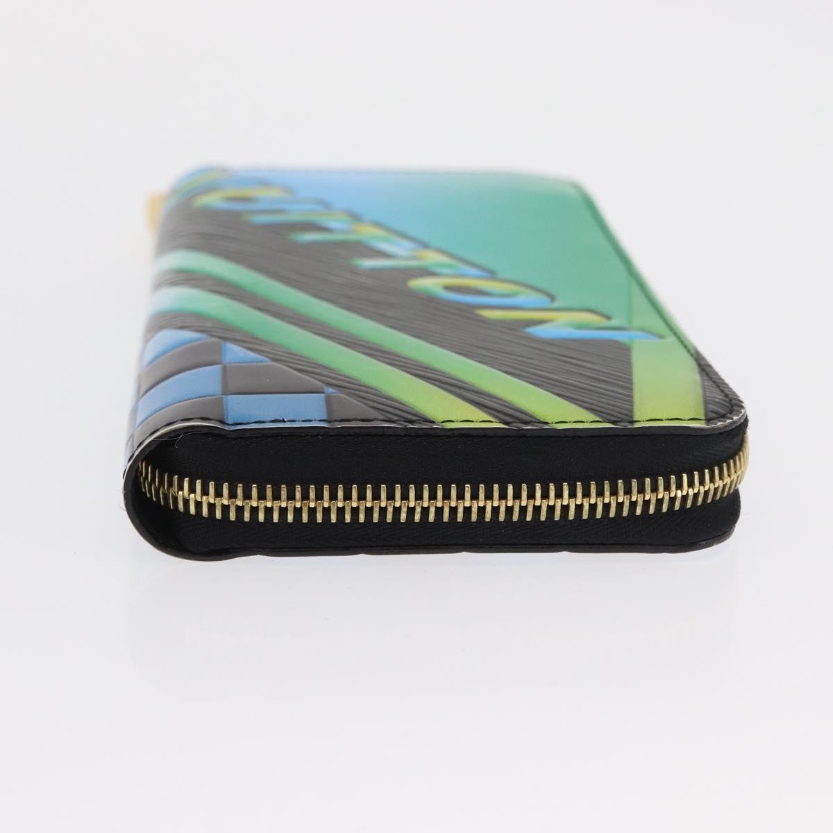 Louis Vuitton Zippy Wallet NM Epi Race édition limitée, Blue, Leather, Wallet
