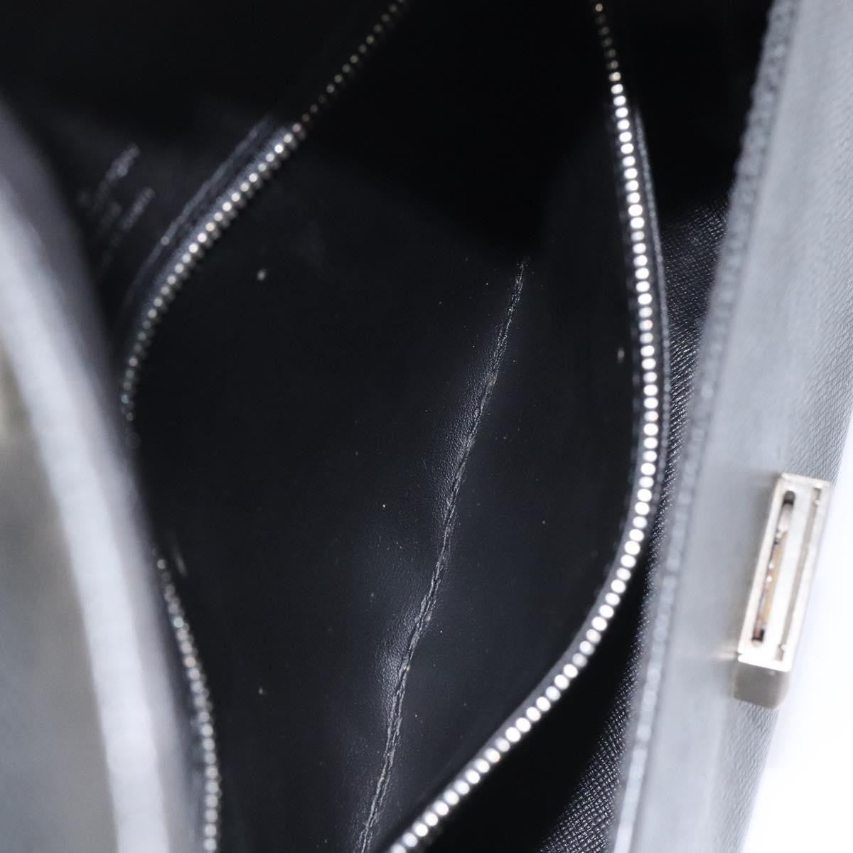 Louis Vuitton S Lock A4 Wristlet Pouch Macassar Monogram Canvas, BLACK, LEATHER, Clutche & pouche