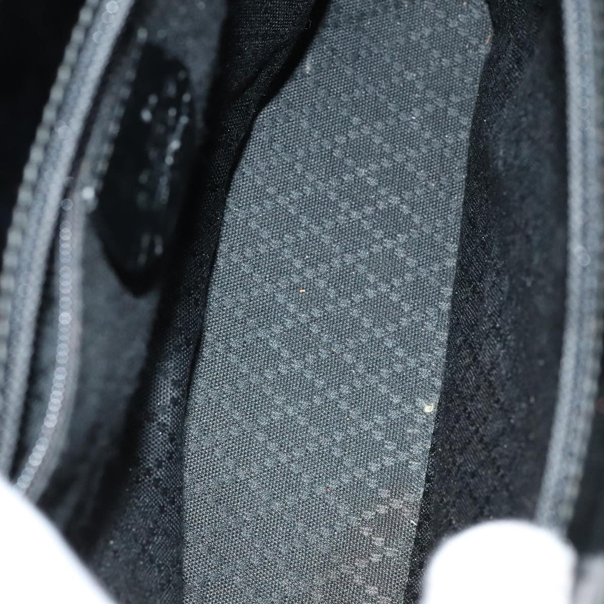 Gucci Vintage Bamboo Handle Bag Nylon, BLACK, NYLON, Handbag