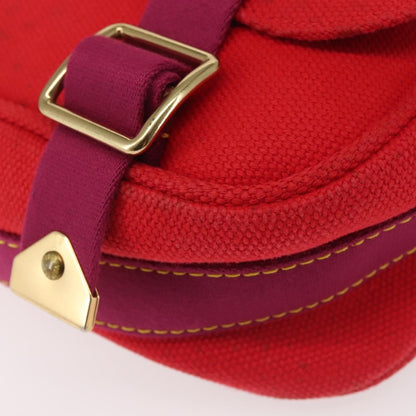 Louis Vuitton Antigua Besace Messenger Bag Canvas, RED, CANVAS, Shoulder bag