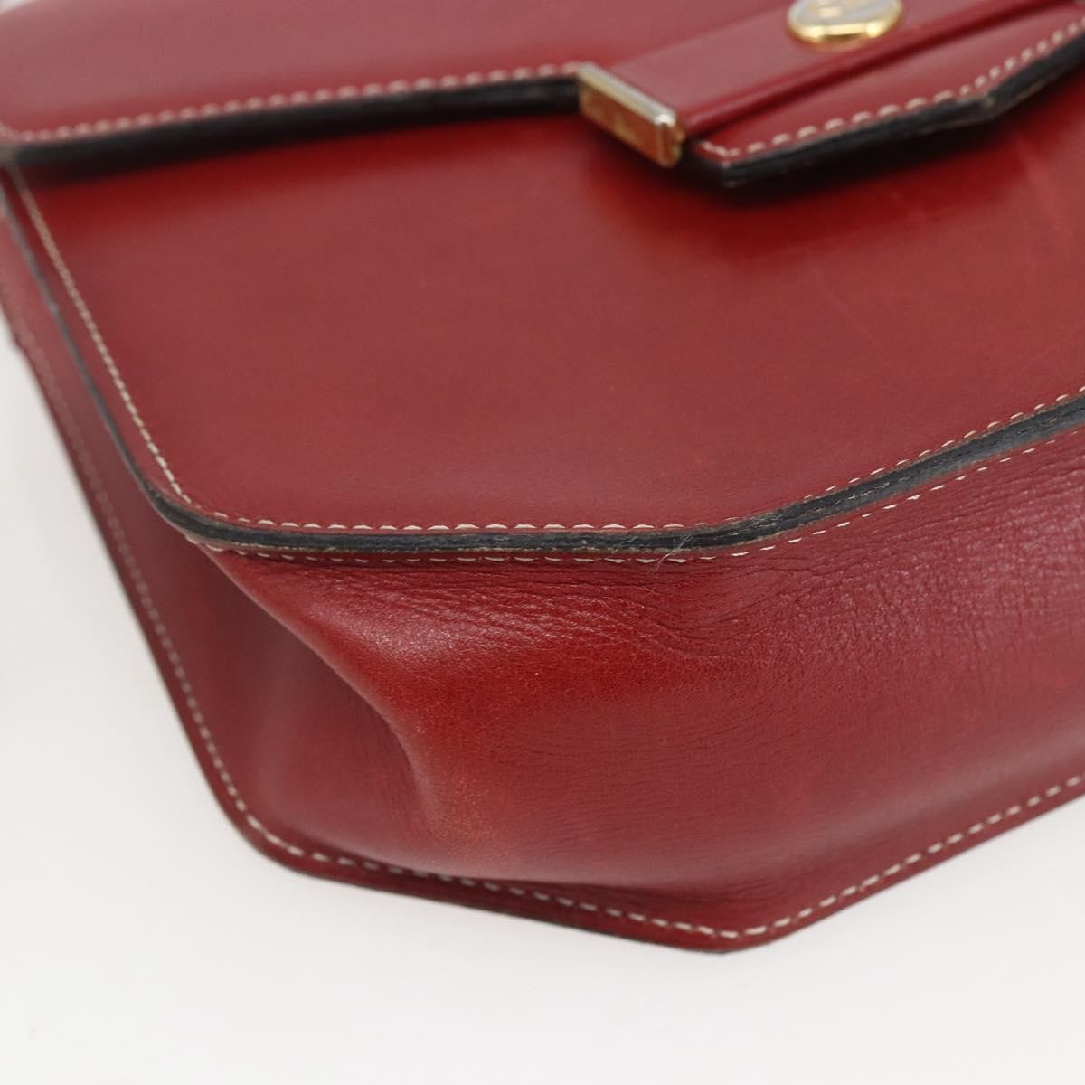 Christian Dior Vintage Handbag Leather, RED, LEATHER, Handbag