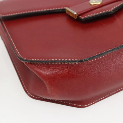 Christian Dior Vintage Handbag Leather, RED, LEATHER, Handbag