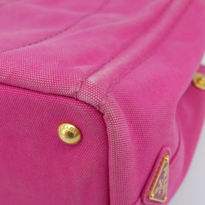 Prada Canapa Tote Canvas, Pink, Canvas, Tote Bag