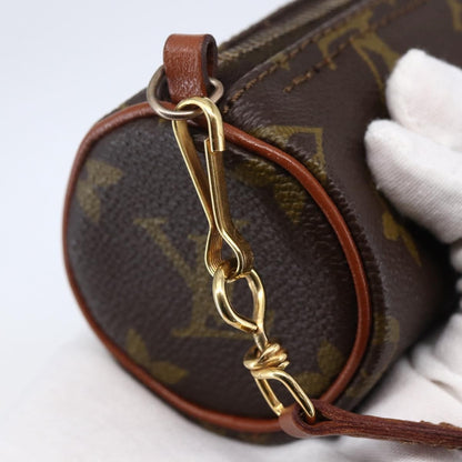 Louis Vuitton Papillon Pochette Monogram Canvas, BROWN, CANVAS, Handbag