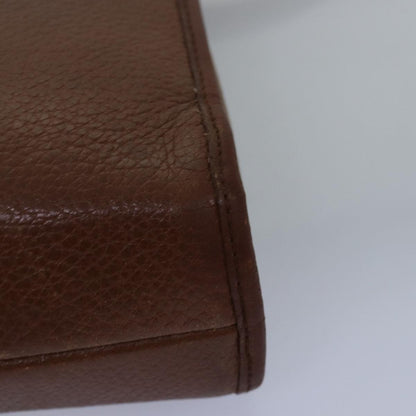 Burberry Vintage Pouch Leather, Brown, Leather, Clutch