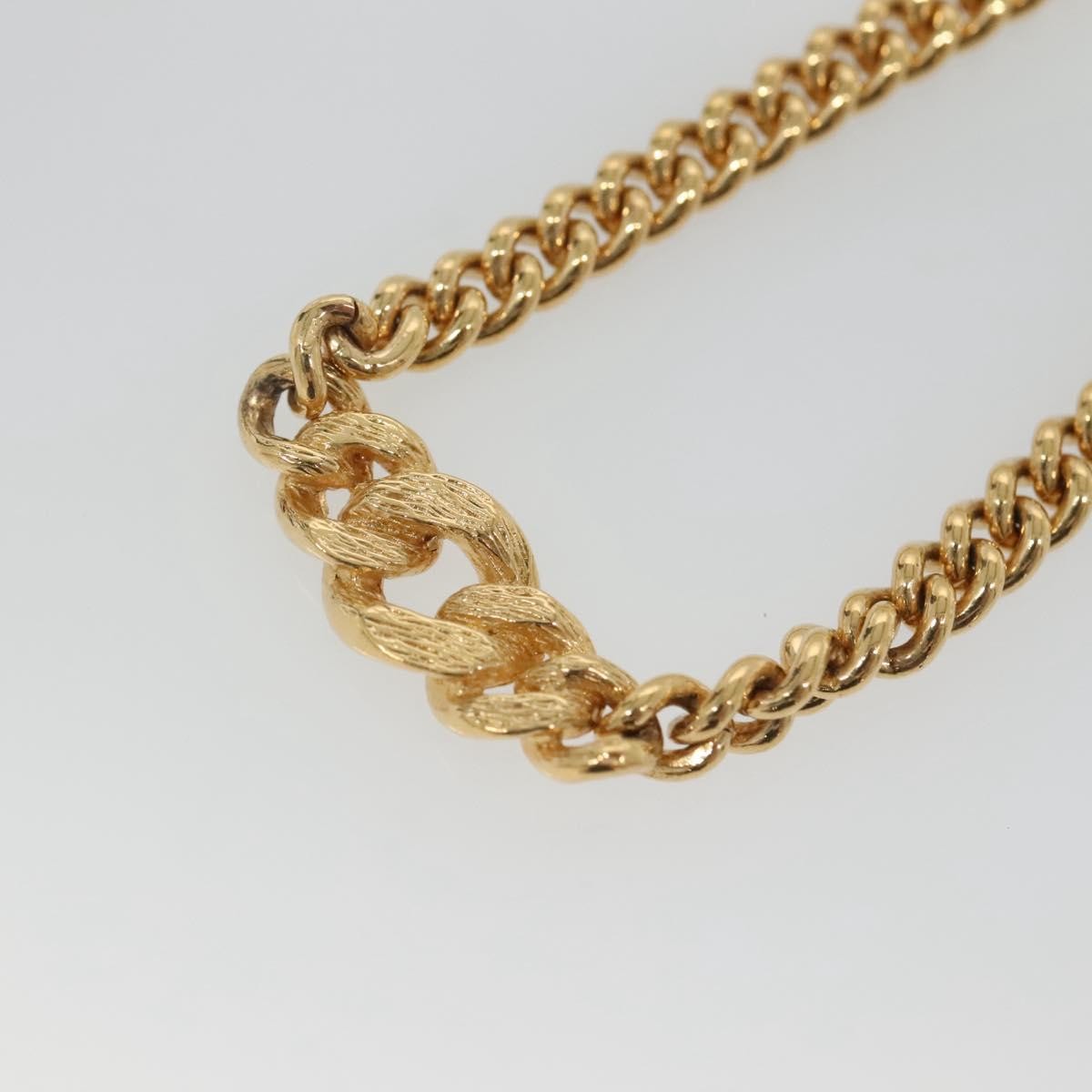 Christian Dior CD Pendant Necklace Gold-plated, GOLD, METAL, Necklace