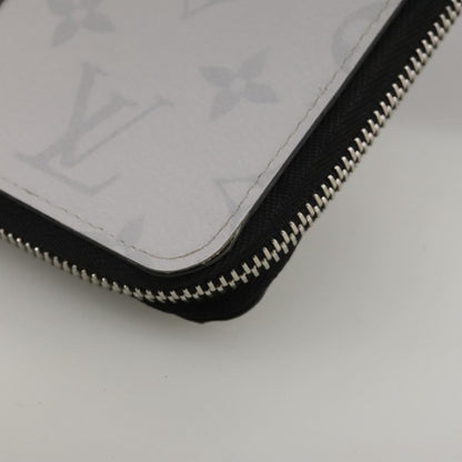 Louis Vuitton Zippy wallet vertical Taiga leather, WHITE, LEATHER, Wallets