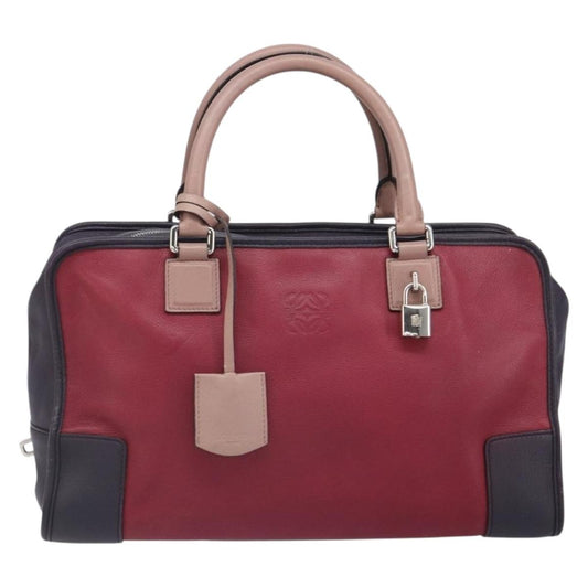 Loewe Amazona Bag Leather, RED, LEATHER, Handbag