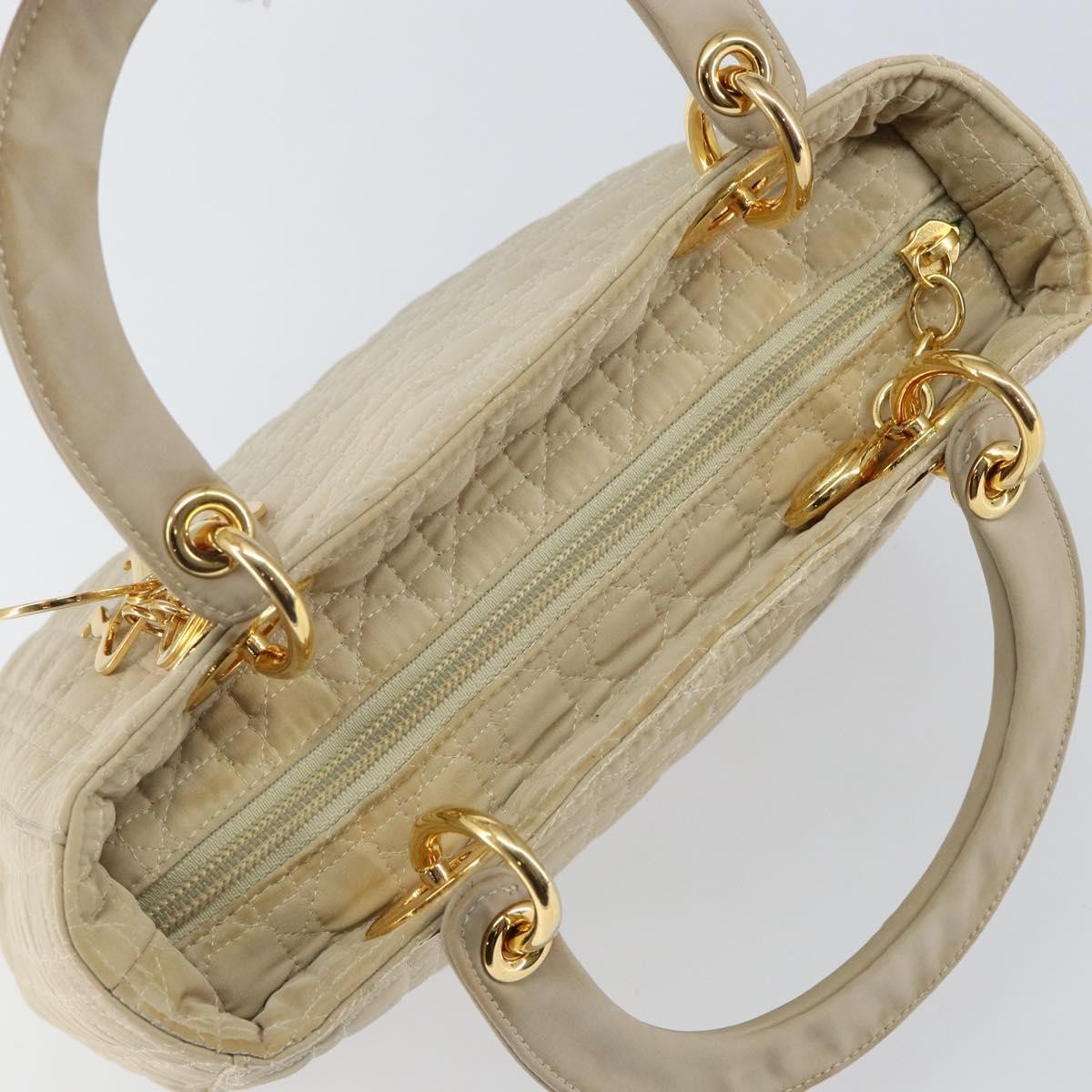 Christian Dior Lady Dior Bag Nylon, BEIGE, NYLON, Handbag