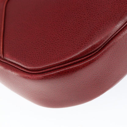 Christian Dior Vintage Shoulder Bag Leather, RED, LEATHER, Shoulder bag