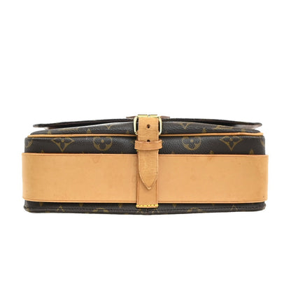 Louis Vuitton Cartouchiere Handbag Monogram Canvas, BROWN, CANVAS, Shoulder bag