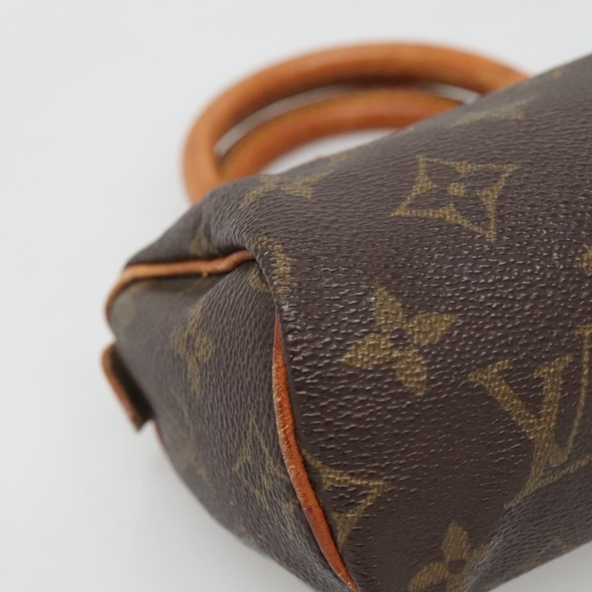 Louis Vuitton Speedy Mini HL Handbag Monogram Canvas, BROWN, CANVAS, Handbag