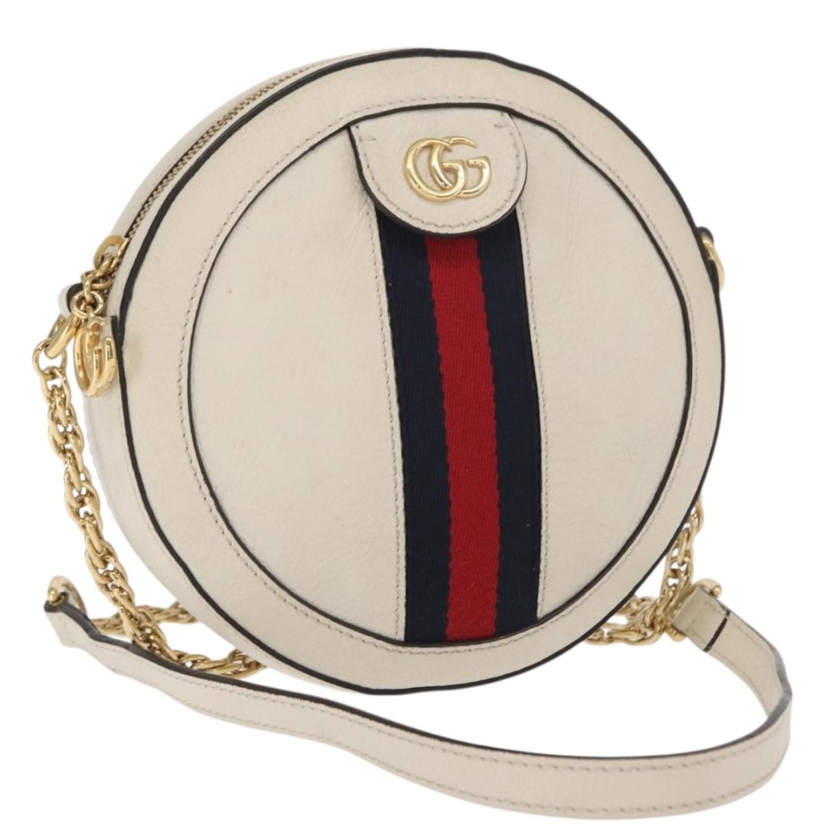 Gucci GG Marmont Shoulder Bag Matelasse Leather, White, Leather, Shoulder Bag