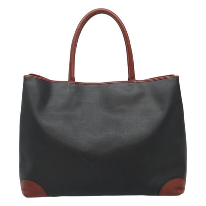 Bottega Veneta Marco Polo Tote Coated Canvas and Leather Detail, BLACK, CANVAS, Tote bag