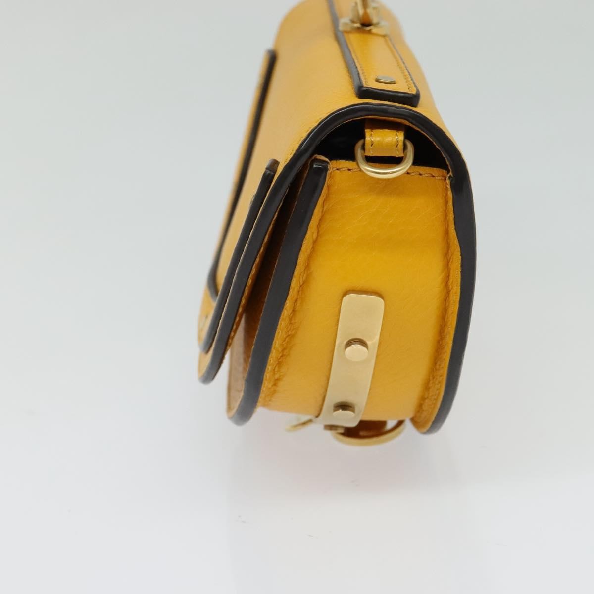Chloe Nile Minaudière Leather, GOLD, LEATHER, Handbag