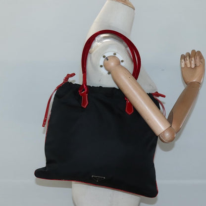 Prada Vintage Tote Tessuto, BLACK, NYLON, Tote bag
