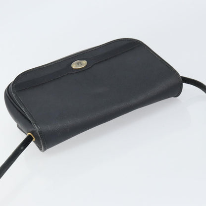 Christian Dior Vintage Honeycomb Shoulder Bag Canvas and Leather, BLACK, CANVAS, Shoulder bag