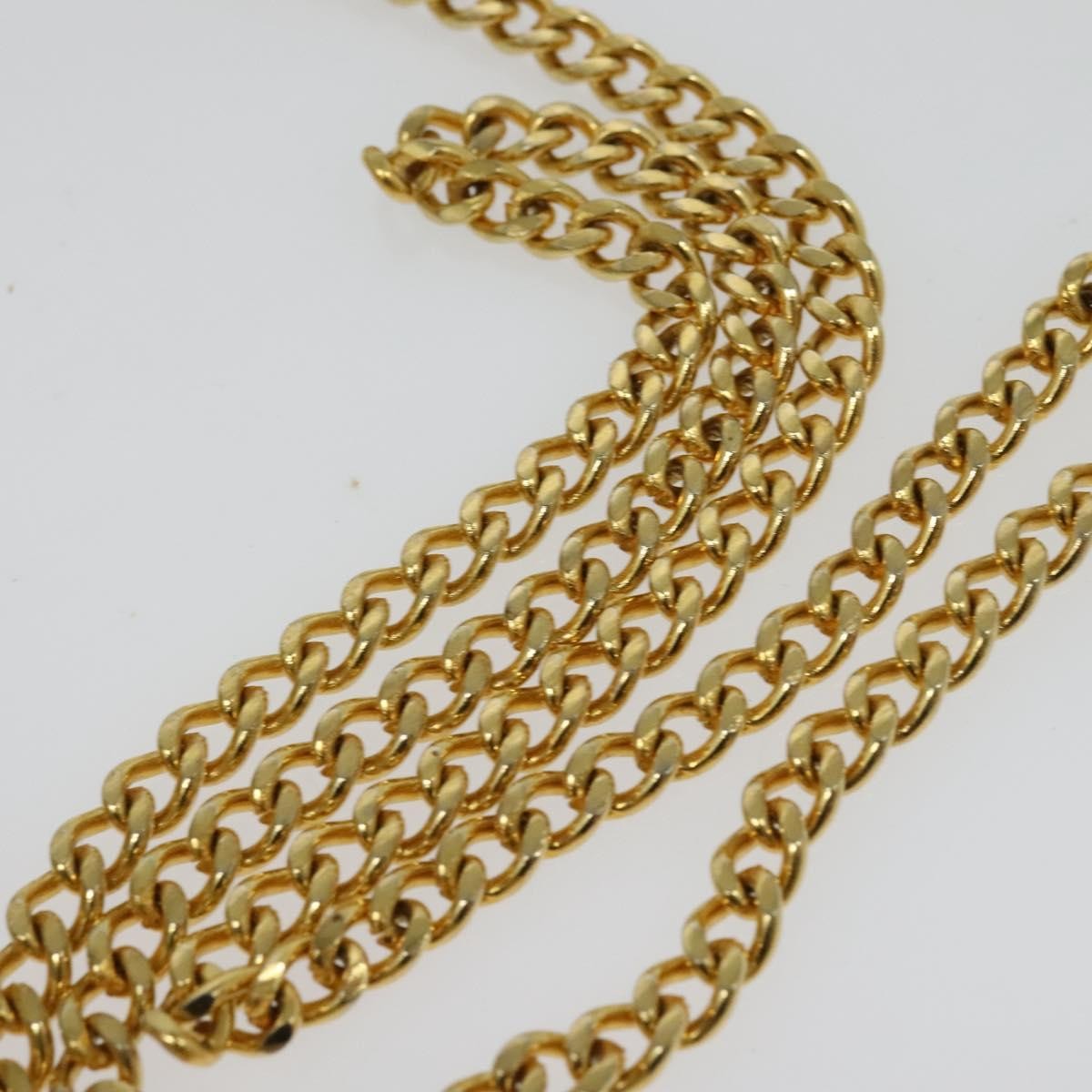 Christian Dior Vintage Honeycomb chain Canvas, BEIGE, CANVAS, Handbag