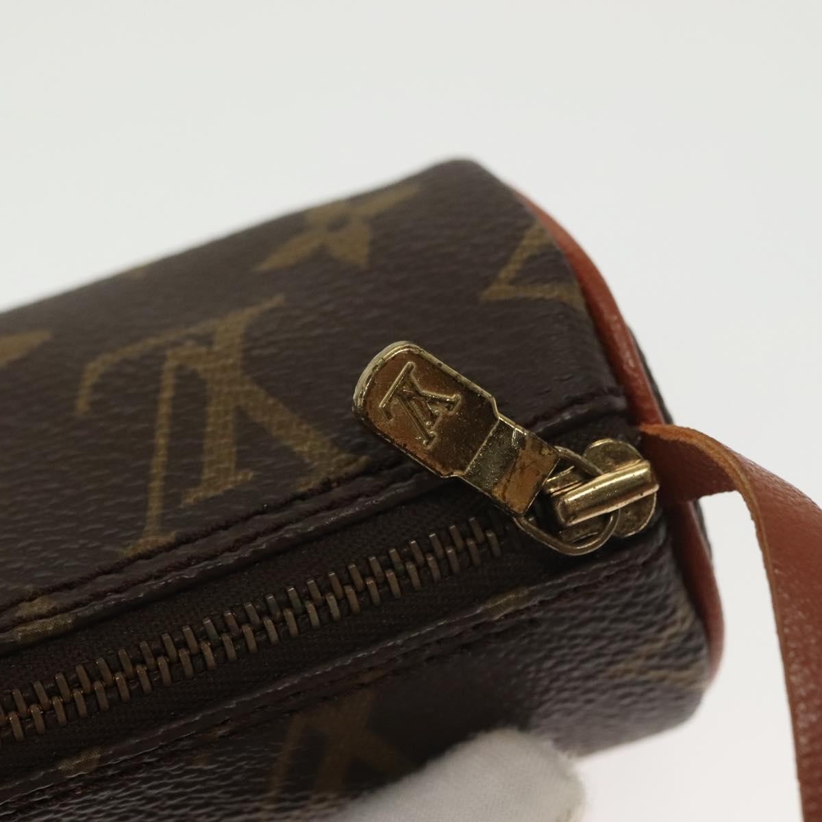 Louis Vuitton Papillon Pochette Monogram Canvas, BROWN, CANVAS, Handbag