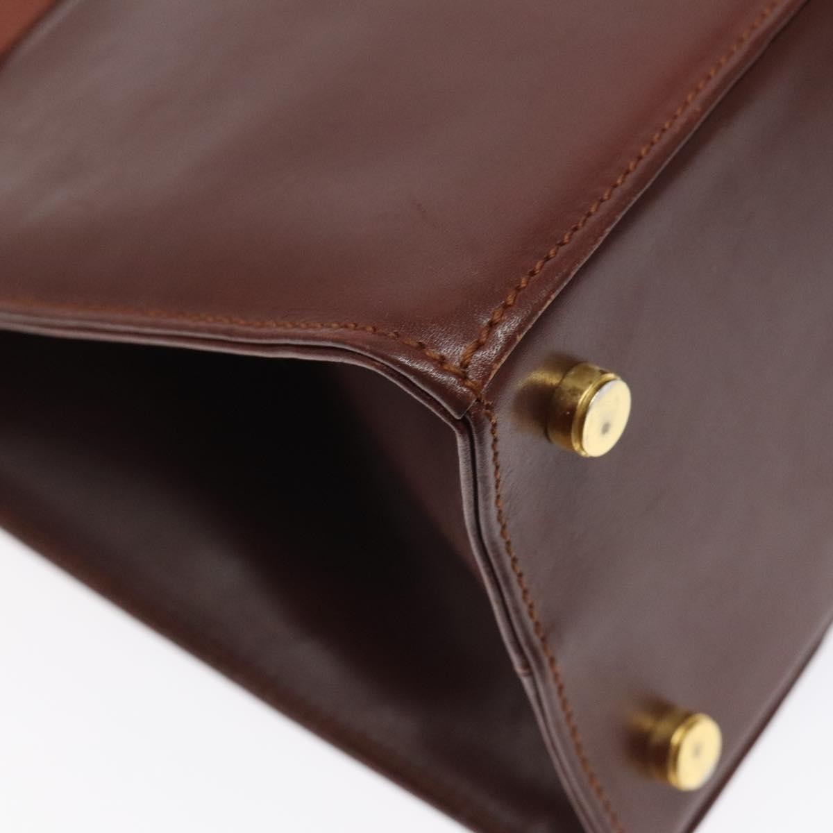 Salvatore Ferragamo Convertible Vara Bow Tote Leather, BROWN, LEATHER, Handbag