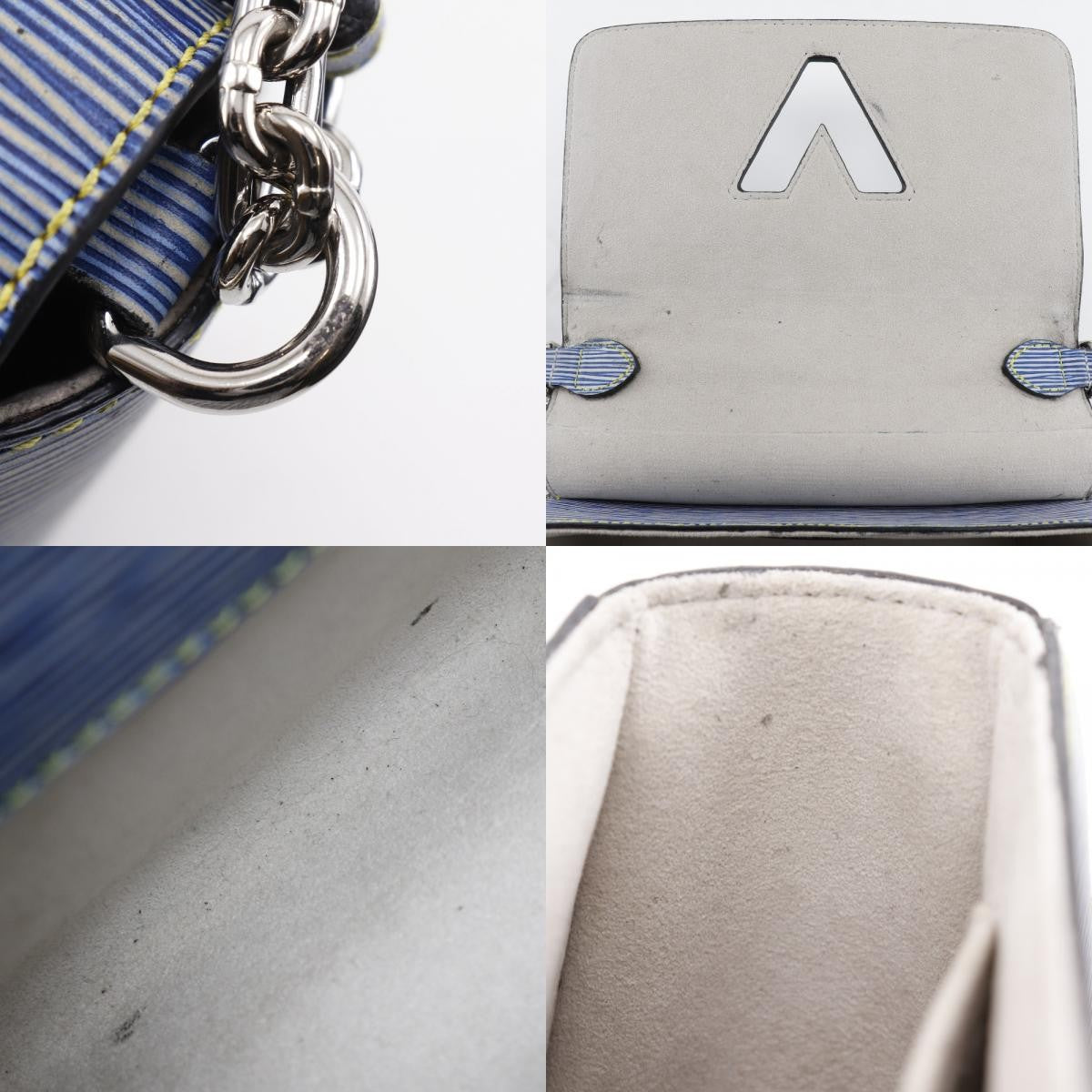 Louis Vuitton Twist Handbag Epi Leather, BLUE, LEATHER, Shoulder bag