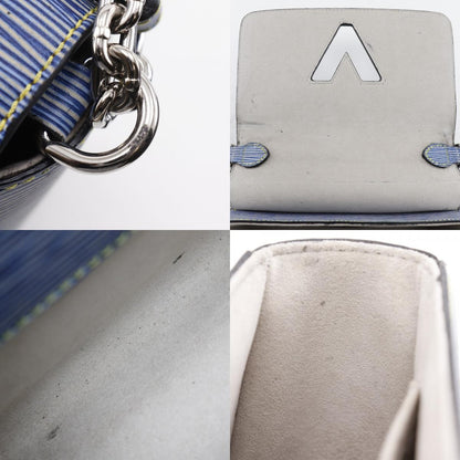 Louis Vuitton Twist Handbag Epi Leather, BLUE, LEATHER, Shoulder bag