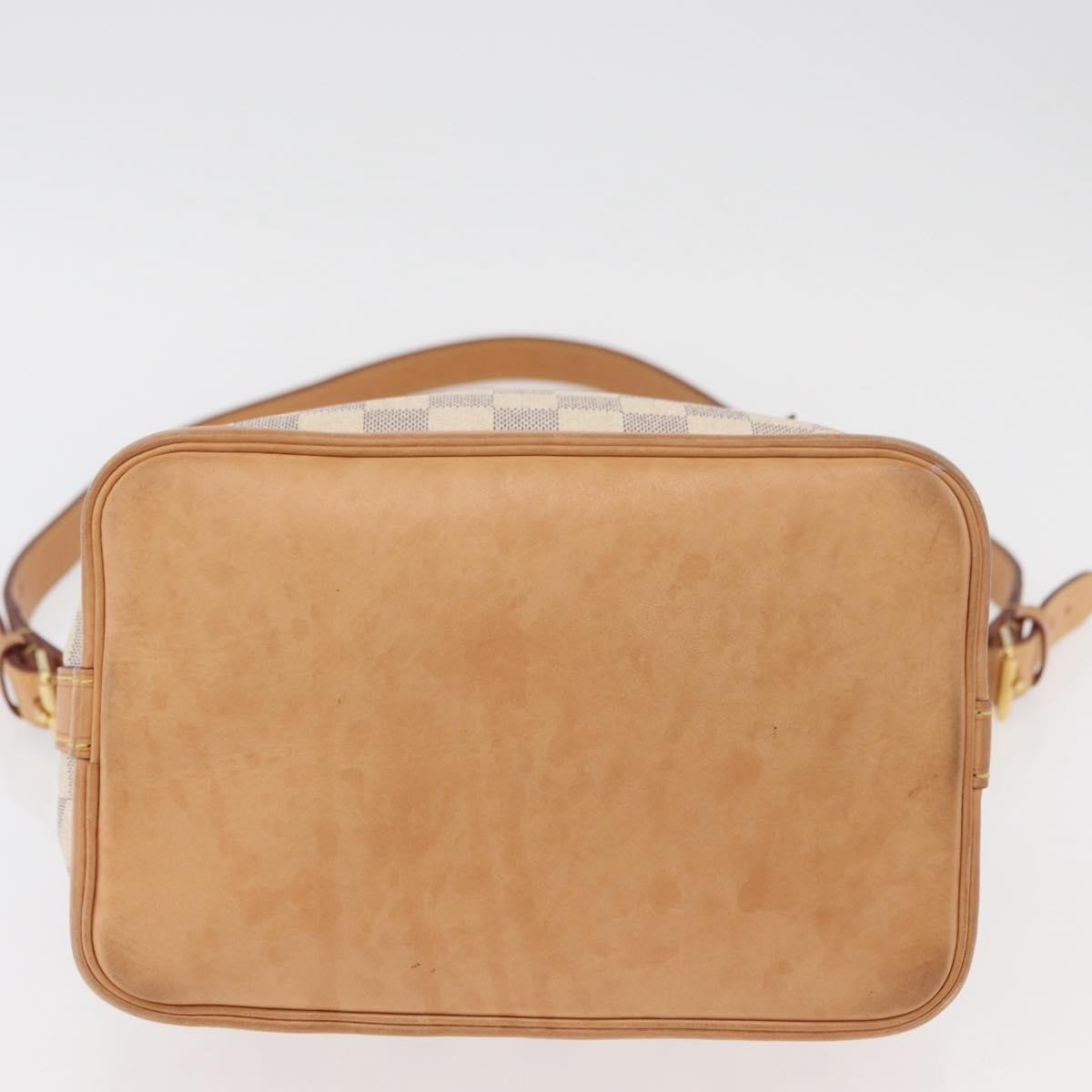 Louis Vuitton Noe Handbag Damier, White, Canvas, Handbag