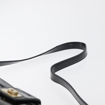 Salvatore Ferragamo Gancini Shoulder Bag Patent Leather, Black, Patent Leather, Shoulder Bag