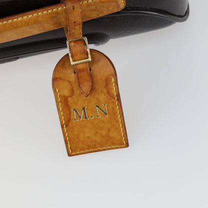Louis Vuitton Pegase Luggage Monogram Vernis, BROWN, PATENT_LEATHER, Travel bag