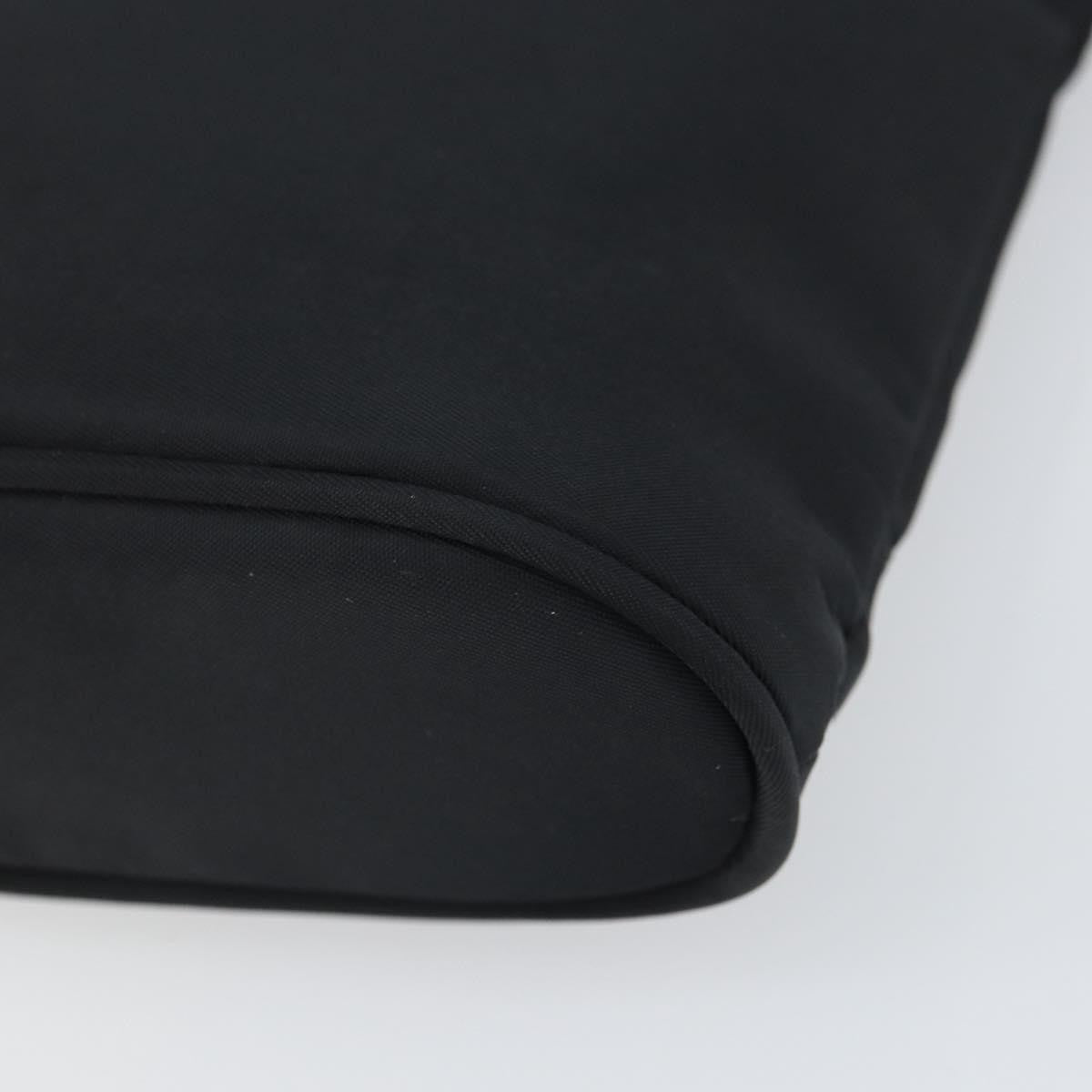 Celine Circle Logo Handbag Nylon, BLACK, NYLON, Handbag