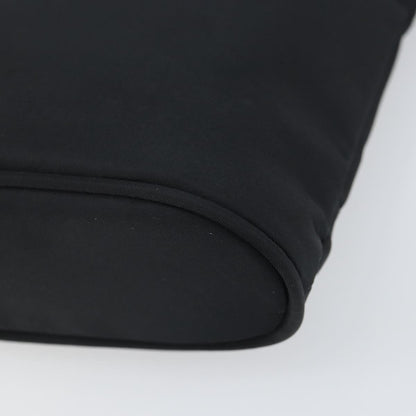 Celine Circle Logo Handbag Nylon, BLACK, NYLON, Handbag